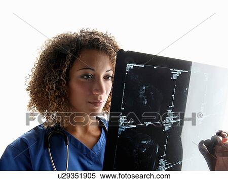Doctor examining sheet of x-rays View Large Photo Image Stock Photography - Doctor examining sheet of x-rays. Fotosearch