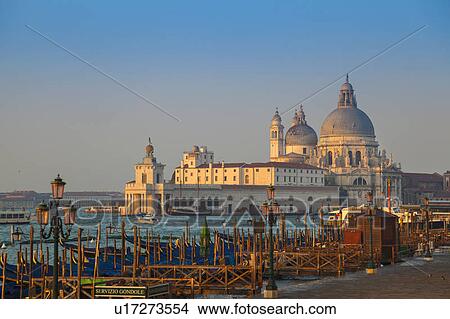 Picture - Ornate building overlooking harbor. Fotosearch