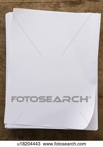Stock Image - Blank paper pages. Fotosearch