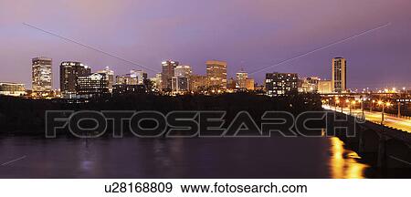 Cityscape at evening View Large Photo Image Stock Photo - Cityscape at evening. Fotosearch
