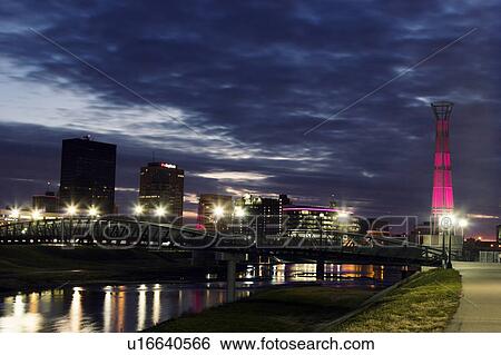 Cityscape at evening View Large Photo Image Stock Photograph - Cityscape at evening. Fotosearch
