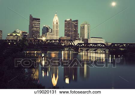 Cityscape at night View Large Photo Image Stock Image - Cityscape at night. Fotosearch
