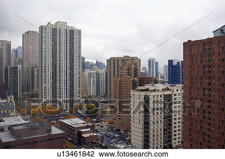 Cityscape of Chicago View Large Photo Image Stock Image - Cityscape of Chicago. Fotosearch