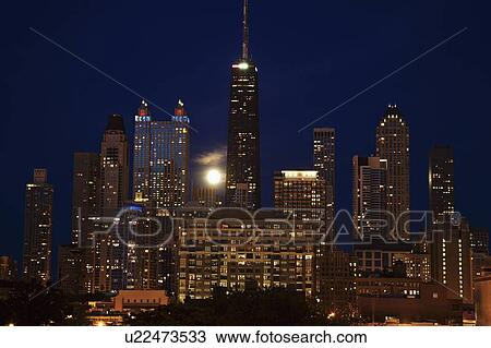 Cityscape of Chicago View Large Photo Image Stock Image - Cityscape of Chicago. Fotosearch