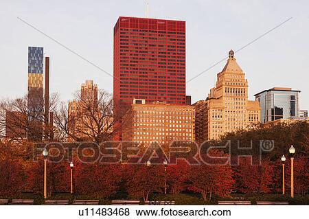 Cityscape of Chicago View Large Photo Image Stock Photo - Cityscape of Chicago. Fotosearch
