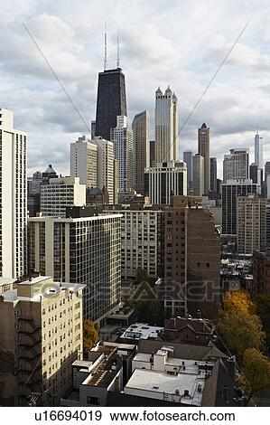 Cityscape of Chicago View Large Photo Image Stock Photo - Cityscape of Chicago. Fotosearch