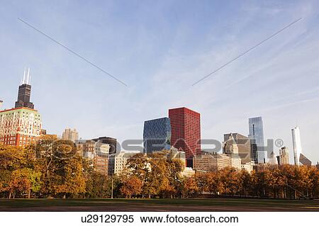 Cityscape of Chicago View Large Photo Image Stock Photography - Cityscape of Chicago. Fotosearch