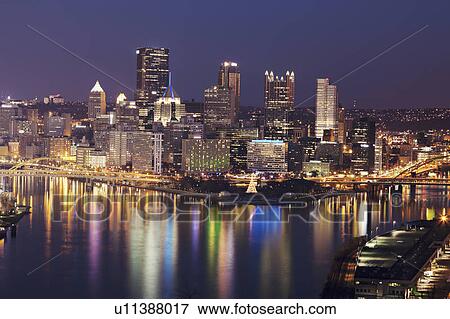 Stock Photo - Cityscape of Pittsburgh. Fotosearch