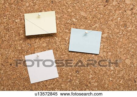 Corkboard with Note papers View Large Photo Image Stock Photography - Corkboard with Note papers. Fotosearch