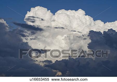 Stock Photography - Cumulus cloud formation. Fotosearch
