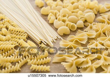 Different types of pasta View Large Photo Image Stock Photography - Different types of pasta. Fotosearch