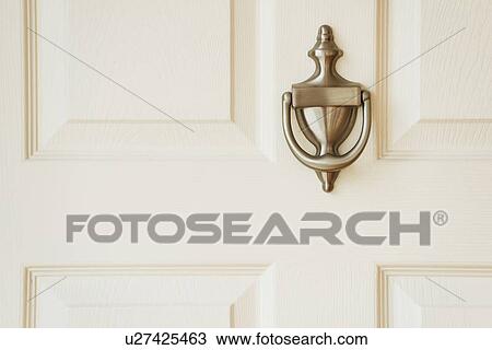Stock Image - Door knocker. Fotosearch