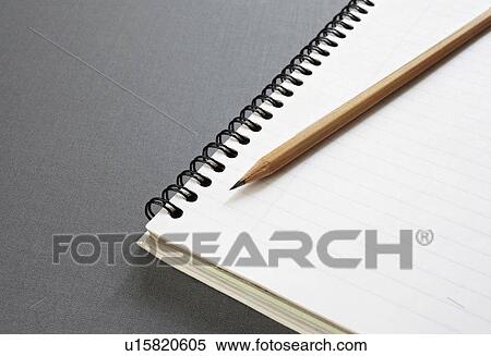 Empty note pad with pencil View Large Photo Image Stock Photography - Empty note pad with pencil. Fotosearch