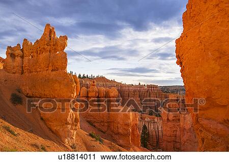 Stock Image - Landscape with cliff. Fotosearch