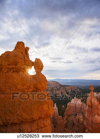 Stock Image - Landscape with cliffs. Fotosearch