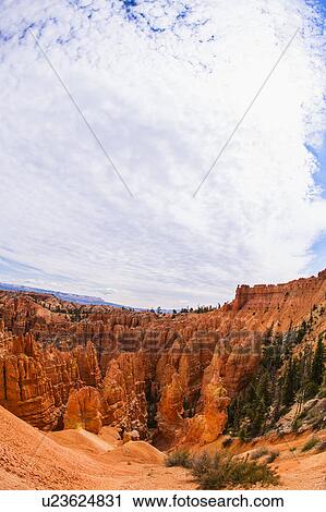Stock Image - Landscape with cliffs. Fotosearch