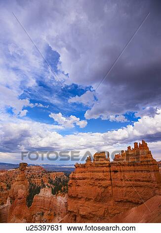 Stock Image - Landscape with cliffs. Fotosearch
