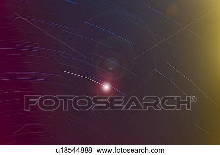 Long exposure of stars View Large Photo Image Stock Photo - Long exposure of stars. Fotosearch