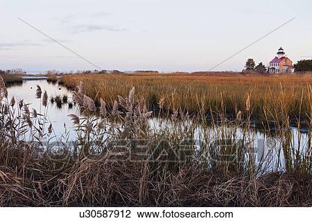 Stock Image - Maurice River Lighthouse. Fotosearch