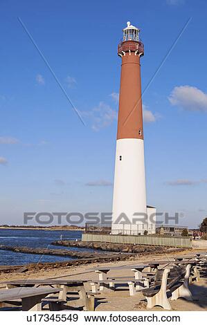 New Jersey, Barnegat, Lighthouse View Large Photo Image Stock Photo - New Jersey, Barnegat, Lighthouse . Fotosearch
