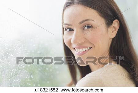 Portrait of mid adult woman View Large Photo Image Stock Image - Portrait of mid adult woman. Fotosearch