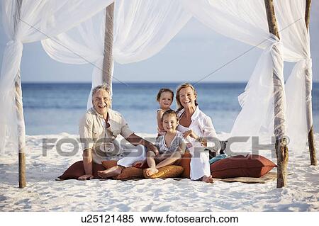 Portrait of parents with daughters (8-9), (4-5) View Large Photo Image Stock Photography - Portrait of parents with daughters (8-9), (4-5). Fotosearch