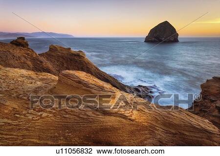 Stock Image - Rocky coastline. Fotosearch