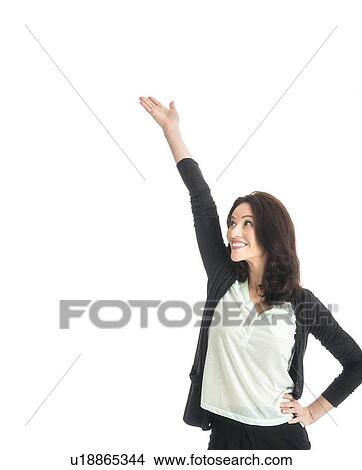 Picture - Studio portrait of mid adult woman. Fotosearch
