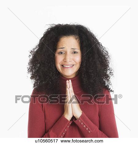 Studio portrait of mid adult woman View Large Photo Image Stock Photo - Studio portrait of mid adult woman. Fotosearch