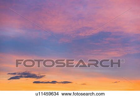 Sunset sky View Large Photo Image Picture - Sunset sky. Fotosearch
