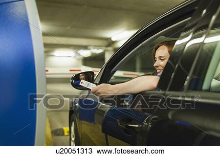Young woman parking car View Large Photo Image Stock Image - Young woman parking car. Fotosearch
