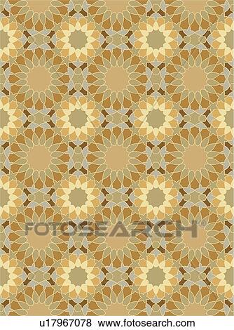 レトロ ブラウン 灰色 背景 パターン クリップアート U Fotosearch