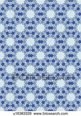 Clip Art - Aqua and blue background pattern. Fotosearch