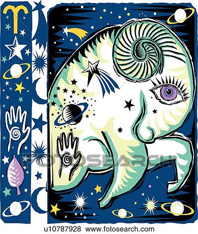 Aries View Large Clip Art Graphic Clip Art - Aries. Fotosearch