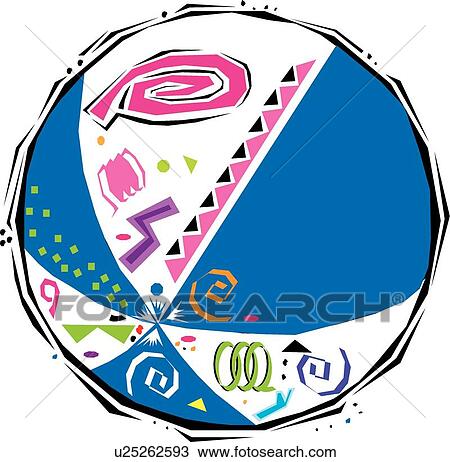 Ball View Large Clip Art Graphic Clipart - Ball. Fotosearch