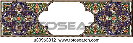 Clipart - Banner with copy space . Fotosearch