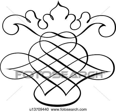 Black and white hearts and loops View Large Clip Art Graphic Clipart - Black and white hearts and loops. Fotosearch