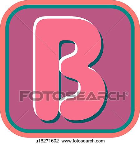 Blister letter B View Large Clip Art Graphic Clipart - Blister letter B. Fotosearch