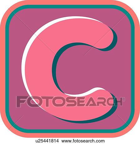 Blister letter C View Large Clip Art Graphic Clipart - Blister letter C. Fotosearch