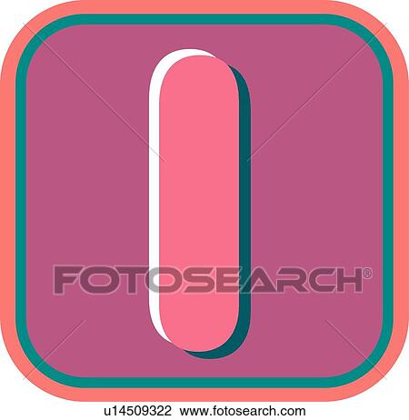 Blister letter I View Large Clip Art Graphic Clipart - Blister letter I. Fotosearch