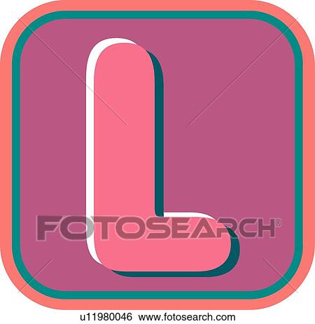Blister letter L View Large Clip Art Graphic Clip Art - Blister letter L. Fotosearch