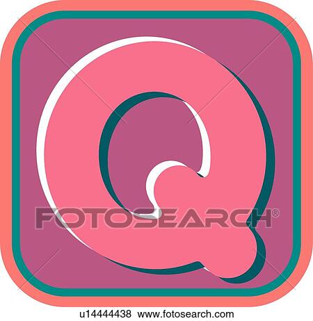 Blister letter Q View Large Clip Art Graphic Clip Art - Blister letter Q. Fotosearch