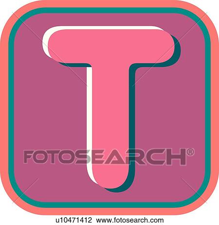 Blister letter T View Large Clip Art Graphic Clipart - Blister letter T. Fotosearch