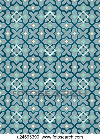Clipart - Blue and Green Background Pattern. Fotosearch