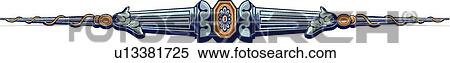 Blue and orange Design Ornament View Large Clip Art Graphic Clipart - Blue and orange Design Ornament. Fotosearch