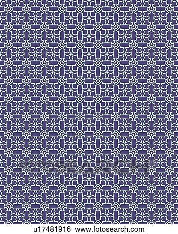 Clip Art - Blue and White Background Pattern. Fotosearch