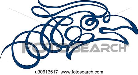Blue bird head View Large Clip Art Graphic Clip Art - Blue bird head. Fotosearch