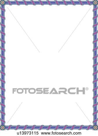 Clipart - Blue Border. Fotosearch