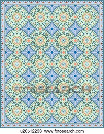 Blue, Green and Orange Background Pattern View Large Clip Art Graphic Clipart - Blue, Green and Orange Background Pattern. Fotosearch