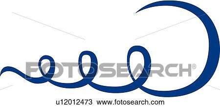 Blue loops View Large Clip Art Graphic Clipart - Blue loops. Fotosearch
